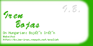 iren bojas business card